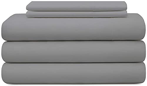 Cotton Bed Sheets 5 Piece Split Set 400 Thread Count 100% Extra Long Staple Luxurious & Hypoallergenic Bedding Hotel & Home Coll