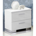 Ergode Nightstand  White & Chrome Leg