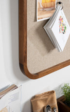 Hutton Wood Framed Fabric Pinboard