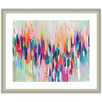 Framed Art Brushstroke 154 Horizontal by Ettavee
