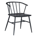 Lincoln All Metal Chair in Black Finish
