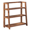 Bayfront 3-Shelf Folding Bookcase in Bayfront Acacia Wood Finish