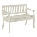 Wakefield Entryway Storage Bench in White Finish