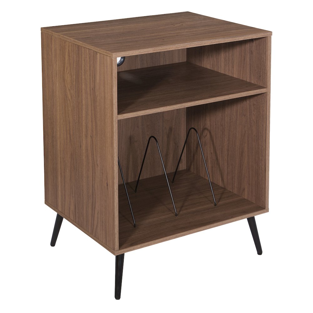 Retro Record Player Stand w/ Album