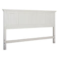 Farmhouse Basics King Bed Headboard, Rustic White