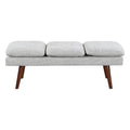 Amanda 54 Mid-Century Bench