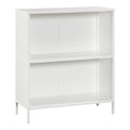 Ace 2 Shelf Bookcase In White Finish