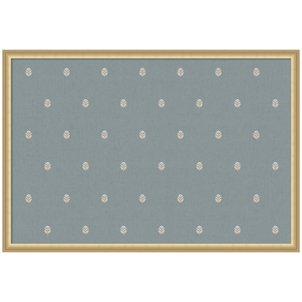 Pinboard Blue Botanical Block Print