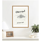 Breakfast Club by Gabrielly Guedes Framed Canvas Wall Art Print