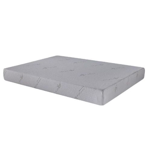 6 White Twin Aloe Vera Infused Memory Foam Mattress