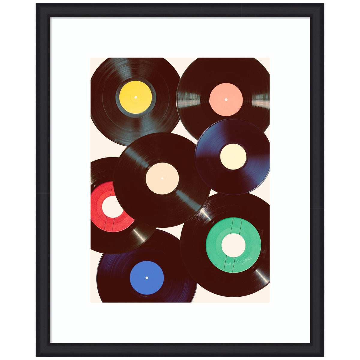Framed Art Retro Vinyl by Honey Island Studio