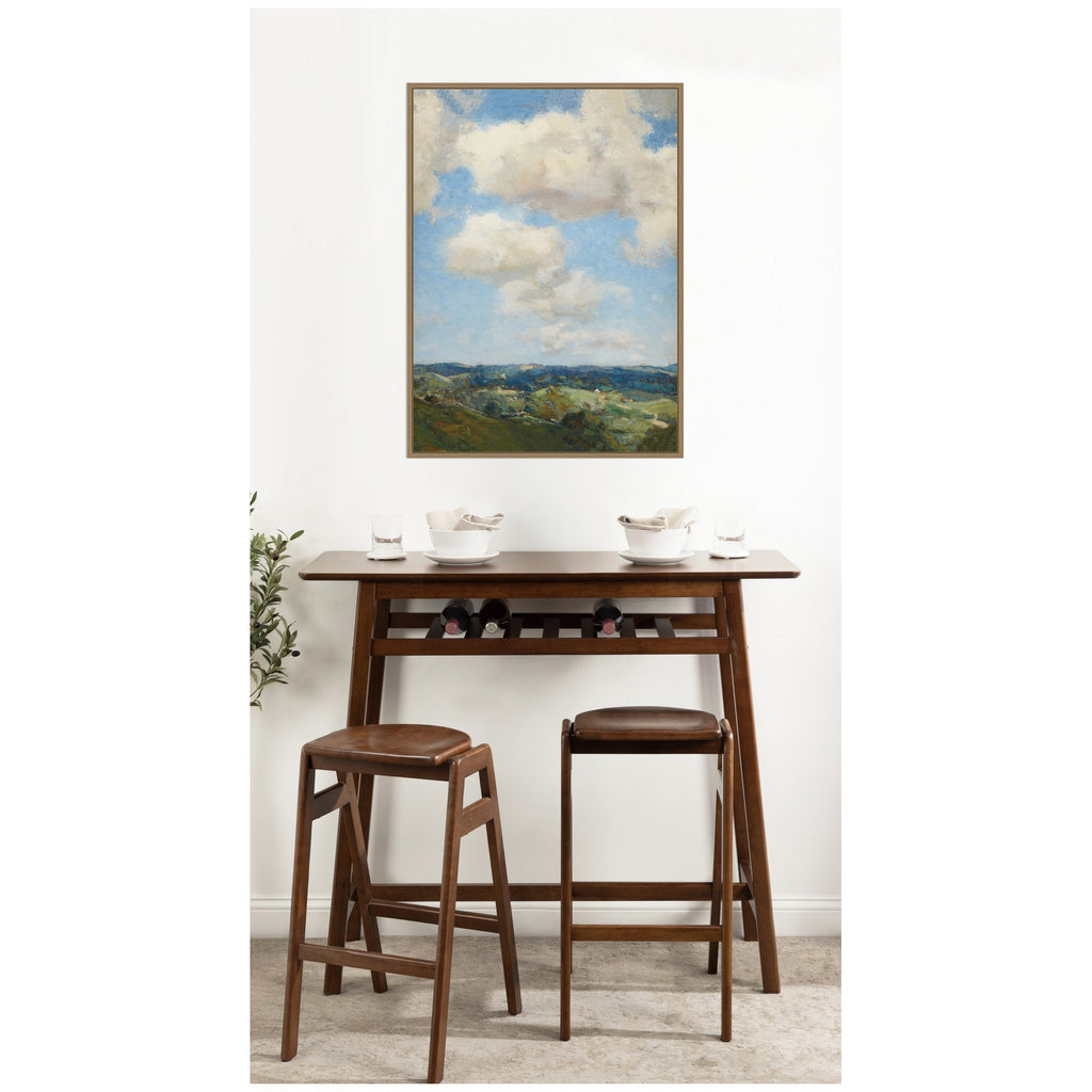 Summer Morning circa 1910 Charles Harold Davis by Nostalgia Prints Framed Canvas Wall Art Print