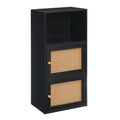 Xtra Storage Boho Weave 2 Door Cabinet with Shelf