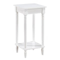French Country Kim End Table with Shelf