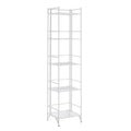Xtra Storage 5 Tier Folding Metal Mesh Shelf
