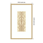 Retro Art Deco Glam Abstract by The Creative Bunch Studio Framed Wall Art Print