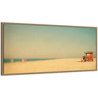 Lido Revisited Panel by Alicia Bock Framed Canvas Wall Art Print
