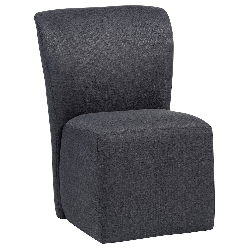 Jaelynn Upholstered Parsons Dining Side Chair Charcoal (Set of 2)