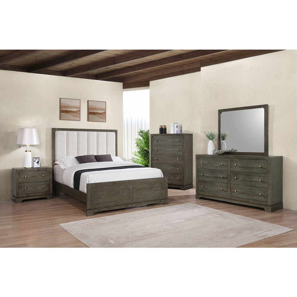 Gran Park 5piece California King Bedroom Set Dark Cocoa