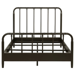Rocco All Wood Water Pipe Open Frame Eastern King Bed Dark Bronze