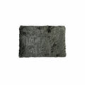 2 X 3 Grey Faux Fur Animal Print Area Rug