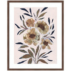 Framed Art Muted Paintrely Florals by Nikita Jariwala