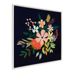 Sylvie Floralis C Framed Canvas by Mia Charro