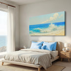Serene Ocean Wave Coastal Wall Art XIII