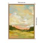 Sylvie Landscape 2 Framed Canvas by Annie Quigley