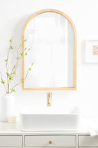 Hutton Wood Framed Arch Mirror
