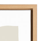 Sylvie Constructed II Neutral Framed Canvas by Statement Goods