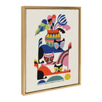 Sylvie 3 Cats Framed Canvas by Rachel Lee of My Dream Wall
