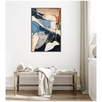 Abstract Fluid Movement by The Creative Bunch Studio Framed Canvas Wall Art Print