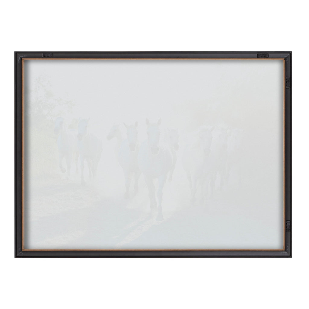 Blake Camargue Horse XIII Framed Printed Glass by Laura Evans