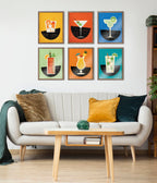 Blake Pina Colada Framed Printed Art by Amber Leaders Designs