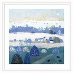 Framed Art Winter Dales by Giuliana Lazzerini