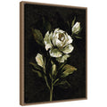 Sylvie Moody Floral 2 Framed Canvas by Annie Quigley