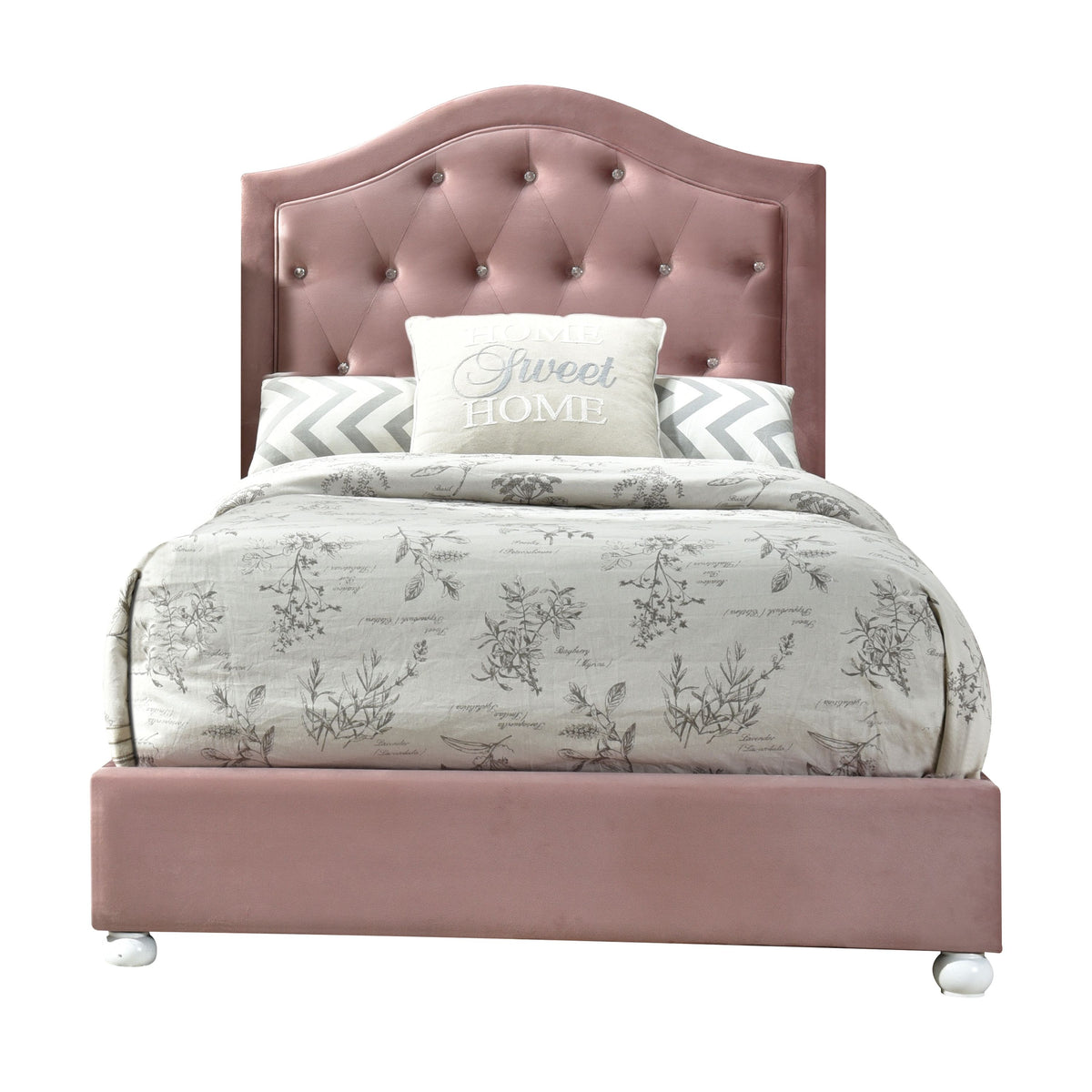 30875F Full Bed  Pink Fabric