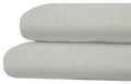 Tribeca Living Twin X-Large Luxury Solid Flannel Deep Pocket Sheet Set, Platinum