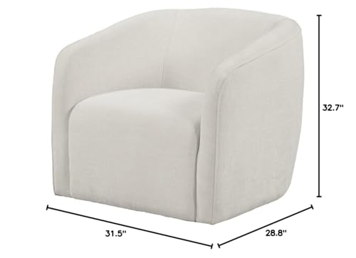Neos Modern Upholstered Fabric Club Chair (Beige)