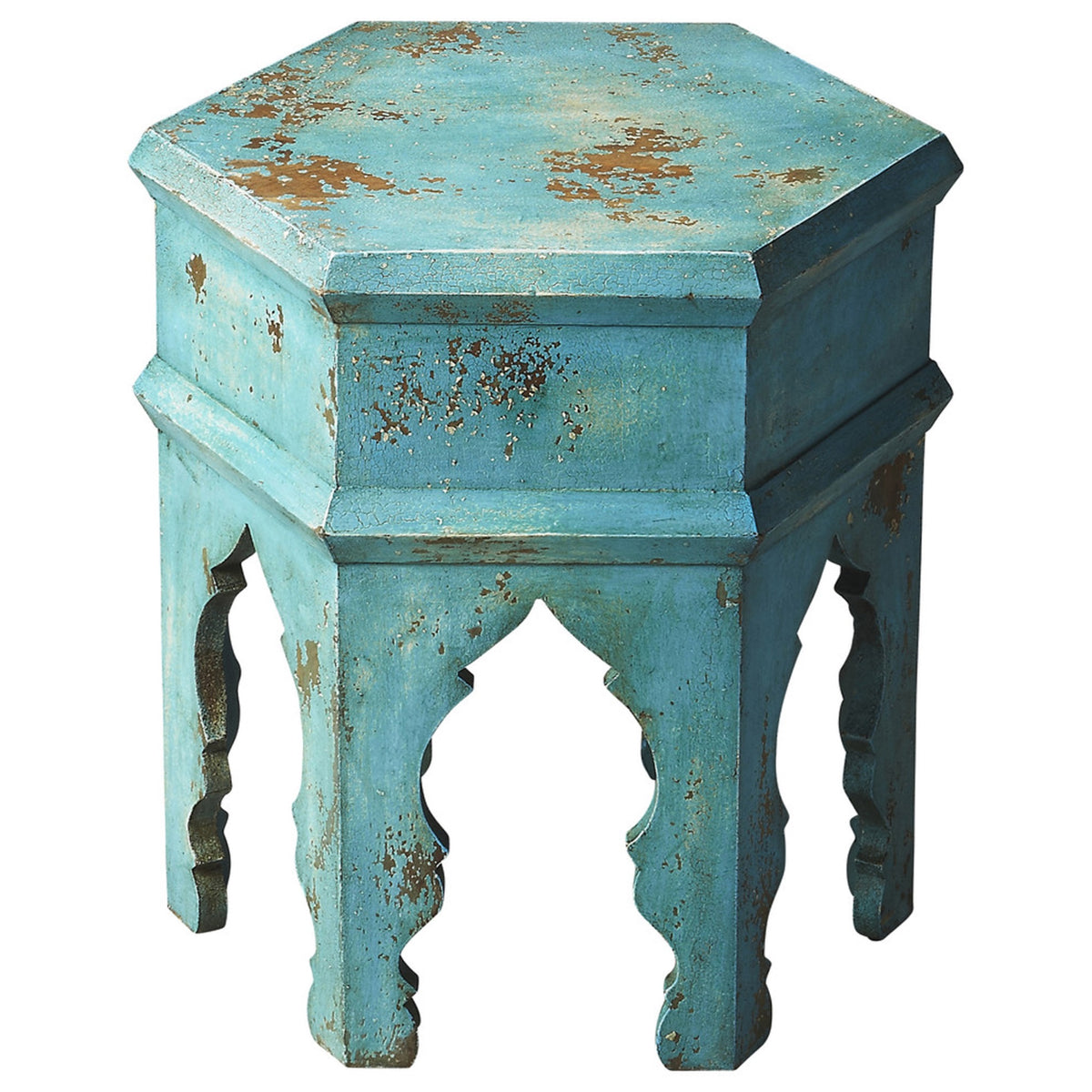Butler Specialty Company, Tangiers Solid Wood Bunching Table, Blue