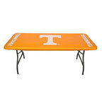Collegiate Kwik-Covers Rectangle Plastic Table Covers, Bundle Of 2 (University Of Tennessee, 6')