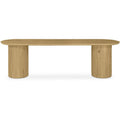 Povera Dining Bench Natural Oak