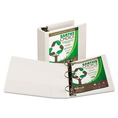 Samsill View Binder, 4' Capacity, 8-1/2'X11', White (18997)