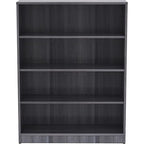 Lorell Weathered Charcoal Laminate Bookcase 48"x36"