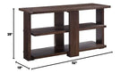 Acme Niamey 2-Shelf Wooden Living Room Console Table In Cherry