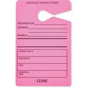 Tatco Information Sign - 50 / Pack - 3.5' Width X 5.5' Height - Fluorescent Pink