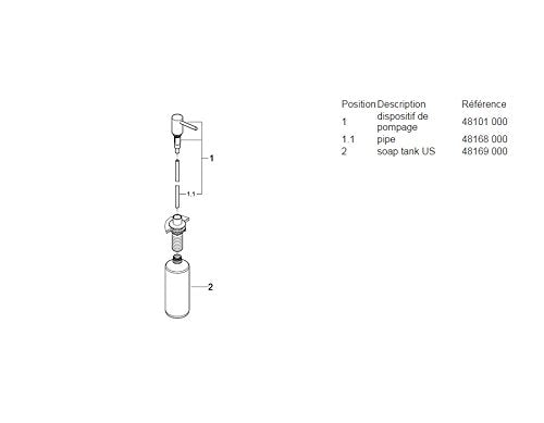 Grohe 40536000 Timeless Soap/Lotion Dispenser