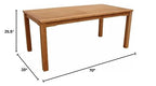 Anderson Teak Bahama Rectangular Dining Table
