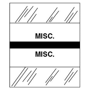 Tabbies Medical Chart Index Divider Tabs (Tab54533)